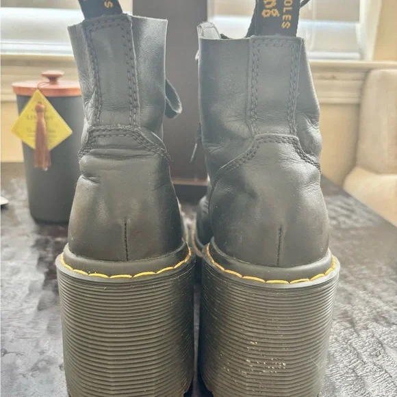 Dr. Martens Jesy Black Lace Up Platform Boots - Picture 6 of 14